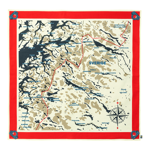 Swedish Classic Map Scarf